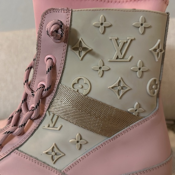 Louis Vuitton Mens 20 Landscape Combat Boots Purple LV size 40 EU - Picture 8 of 8